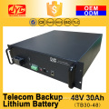 Long Life 3U 48V 30Ah Telecom Backup High performance BMS any Voltage Size Optional lithium ion lifepo4 battery
